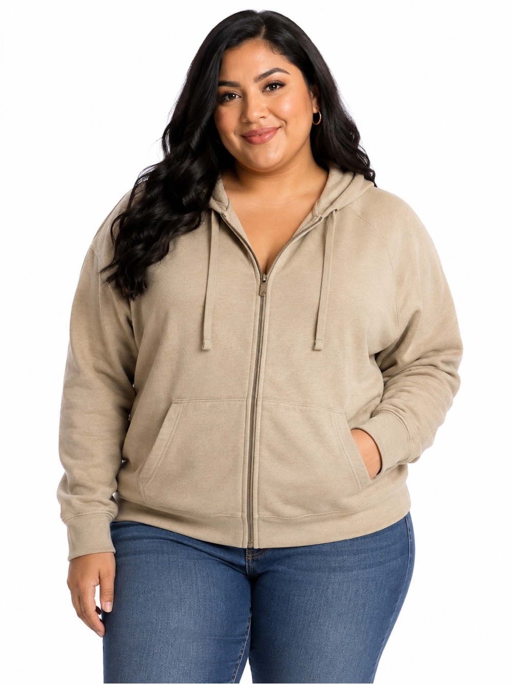 Tek Gear Ultrasoft Fleece Full-Zip Hoodie – Women’s Plus Size 3XB